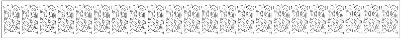 Free decorative braille CAD block DWG autoCAD drawing