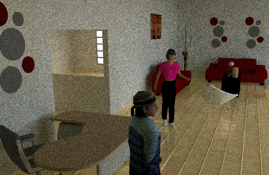 Front reception desk 3d interior design of office building dwg file