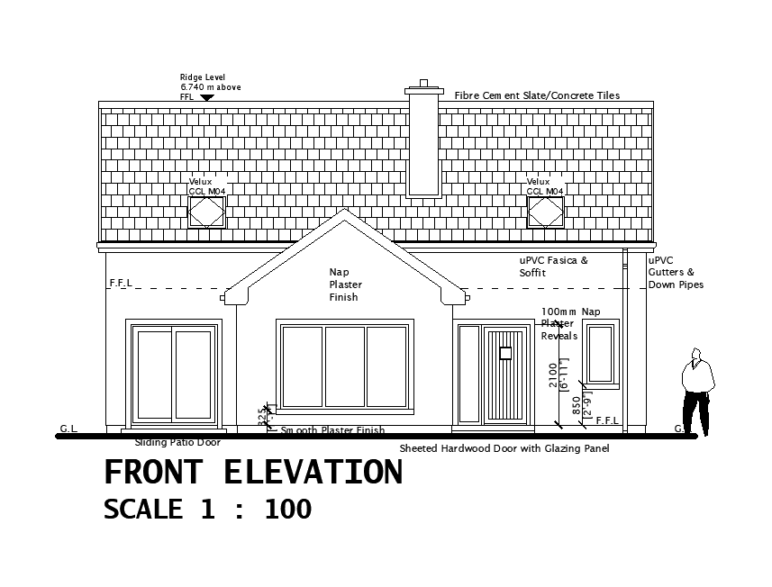 CAD Architecture CAD Blocks and CAD Model for House Design