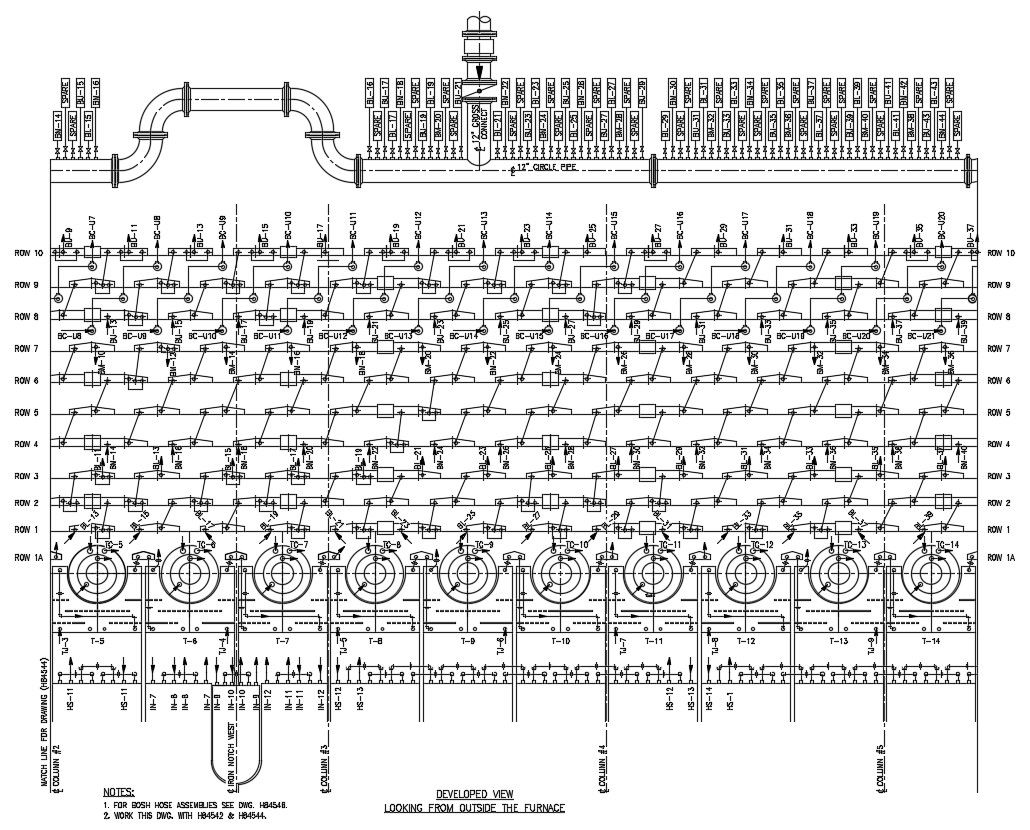 Furnace Diagram DWG File