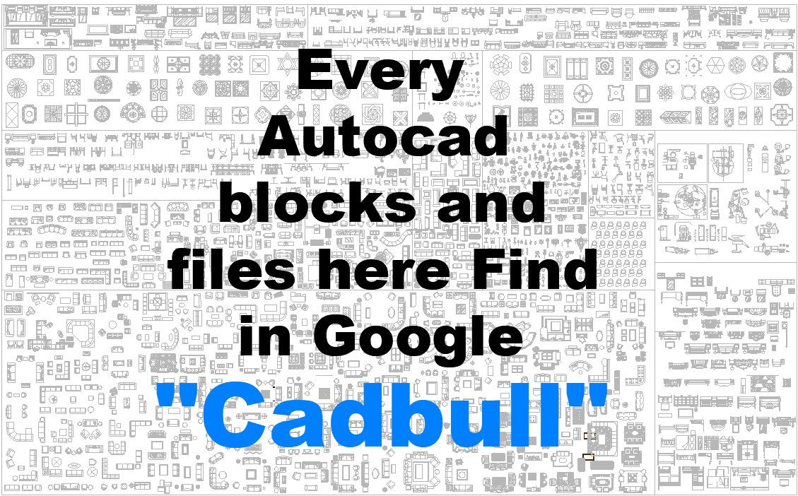 Furniture Autocad blocks free download in 2d