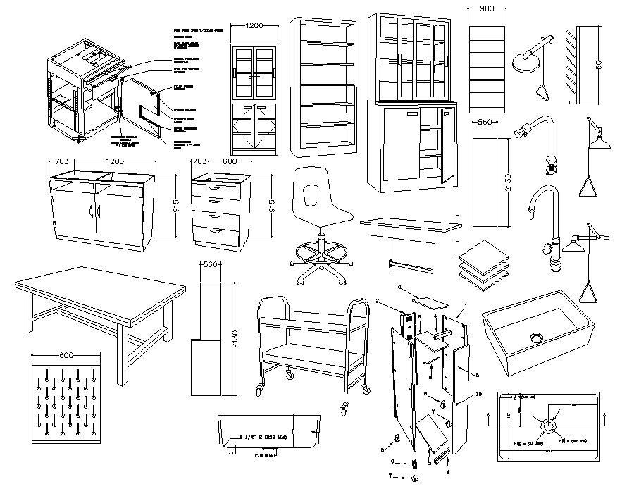 Furniture Design CAD File Download