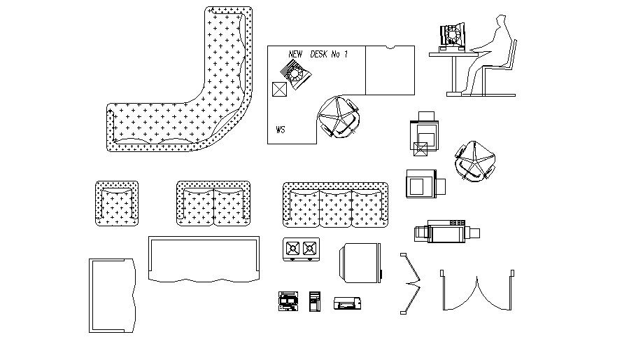 Classical furniture cad blocks autocad files