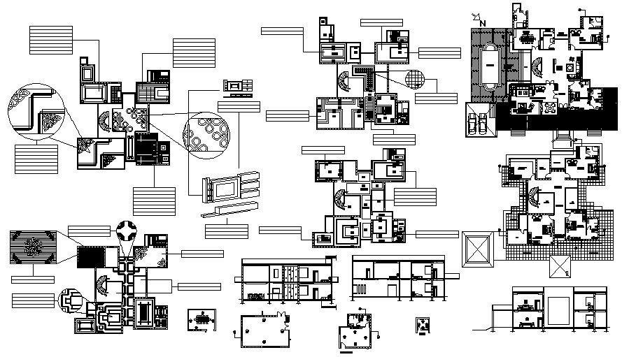 Farmhouse Plans In DWG File
