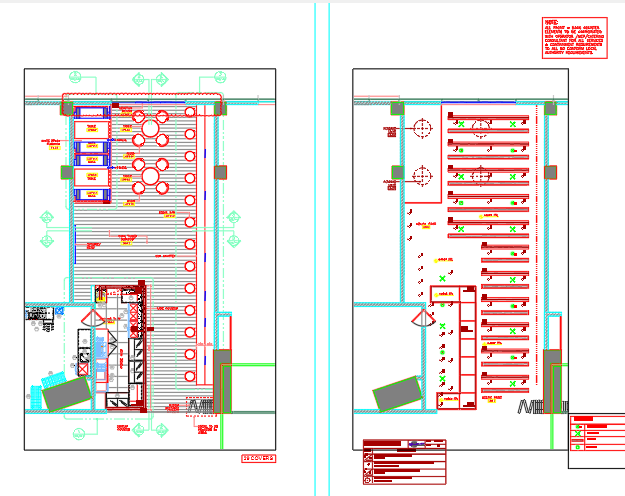 Furniture and ceiling layout 