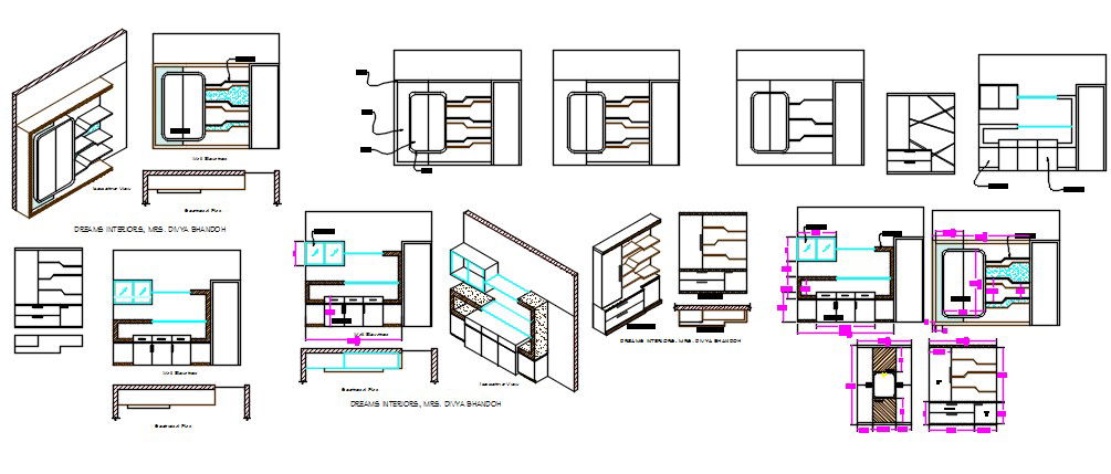 Furniture detail of Allen house