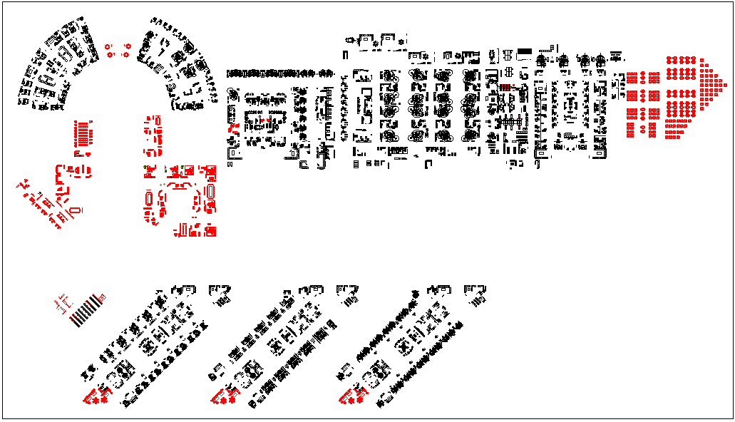 Furniture Detailing DWG for Commercial Building Design