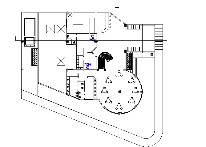 Furniture detailing top view