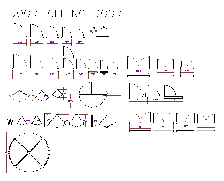 Furniture equipment plan detail dwg.