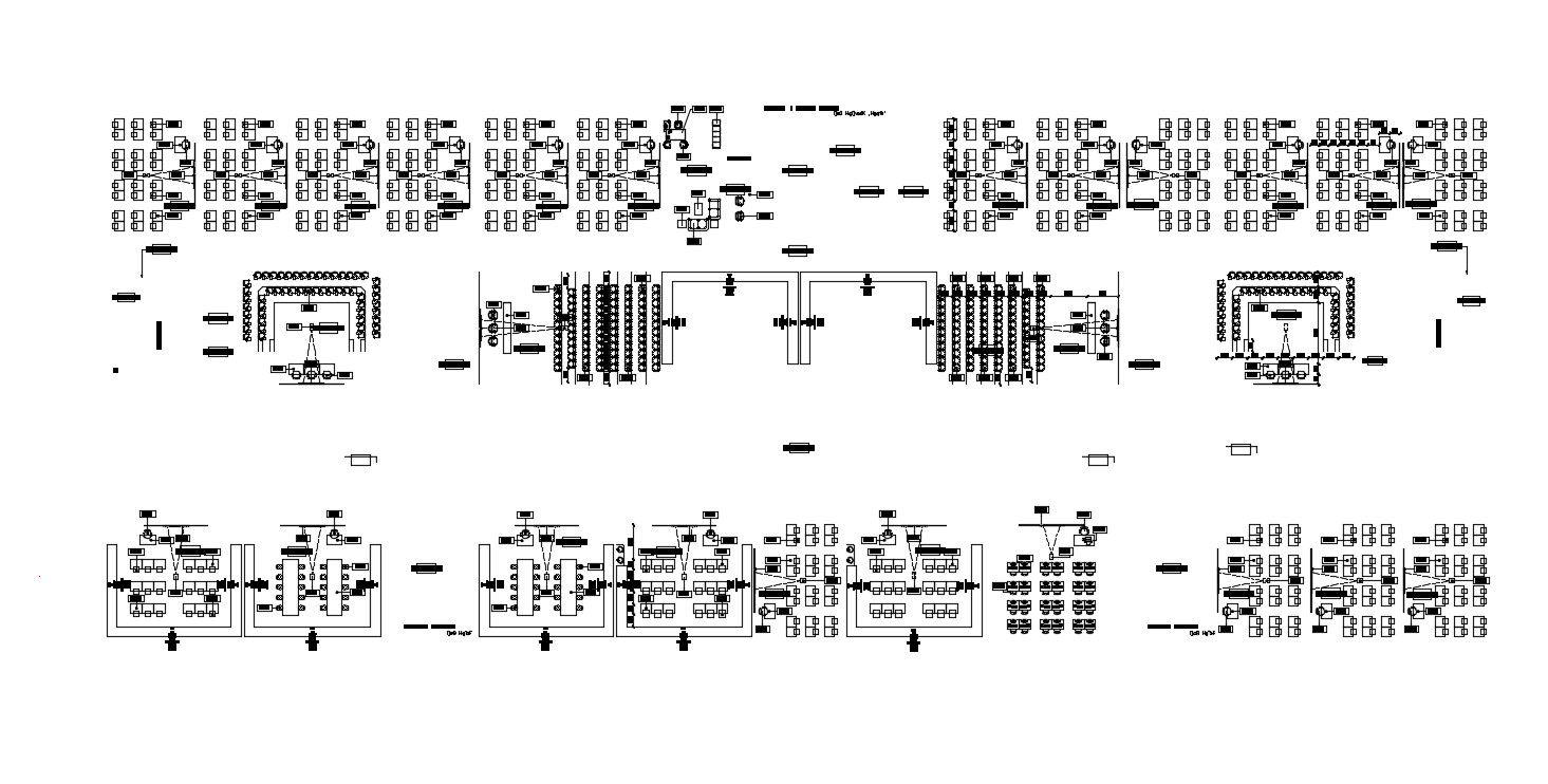 Furniture layout plan inAutoCAD