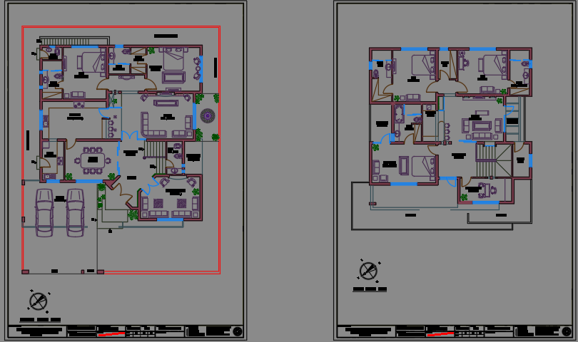 Furniture plan layout