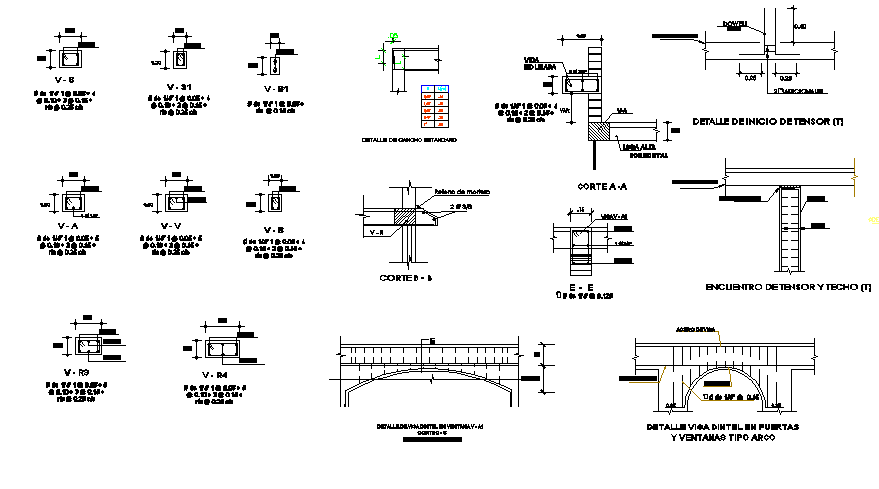 Furniture sectional detailing layout dwg file