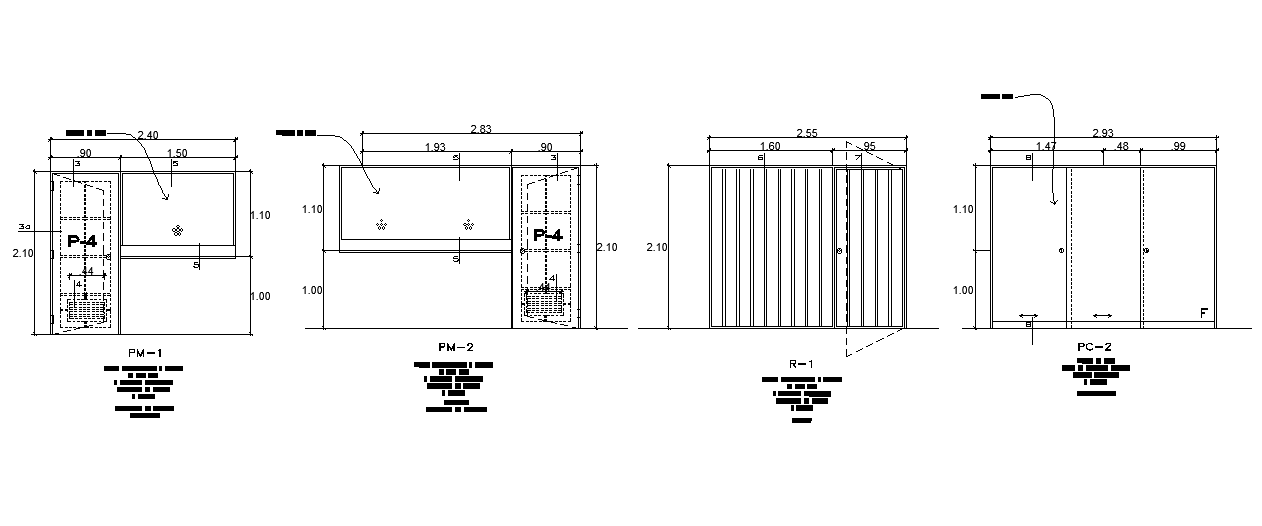 Furniture Cupboard CAD Drawing Download DWG File