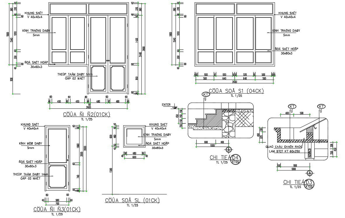 Furniture Door Window Elevation CAD Drawing Drawing Free Download DWG File