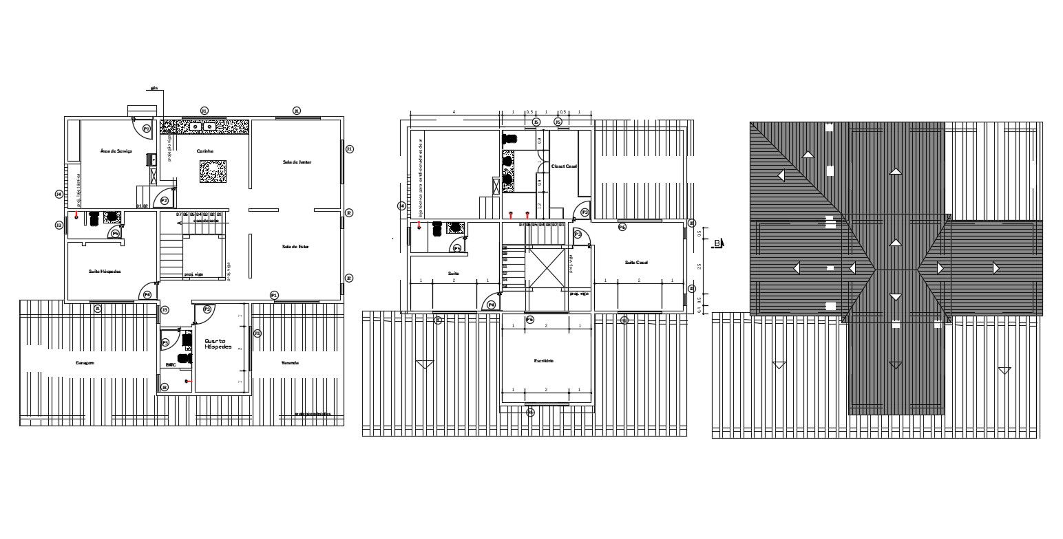 G+1 Residence Bungalow Design With Roof Terrace Plan