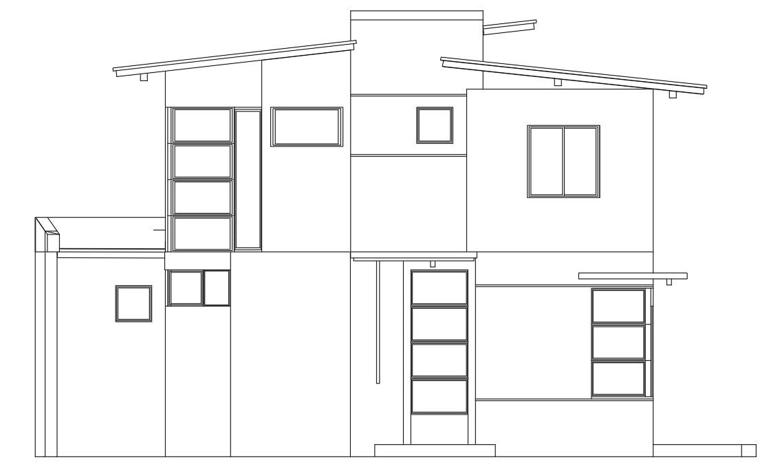 G+1 Wonderful House plan Front elevation is given in this AutoCAD DWG Drawing File. Download the AutoCAD Drawing file.