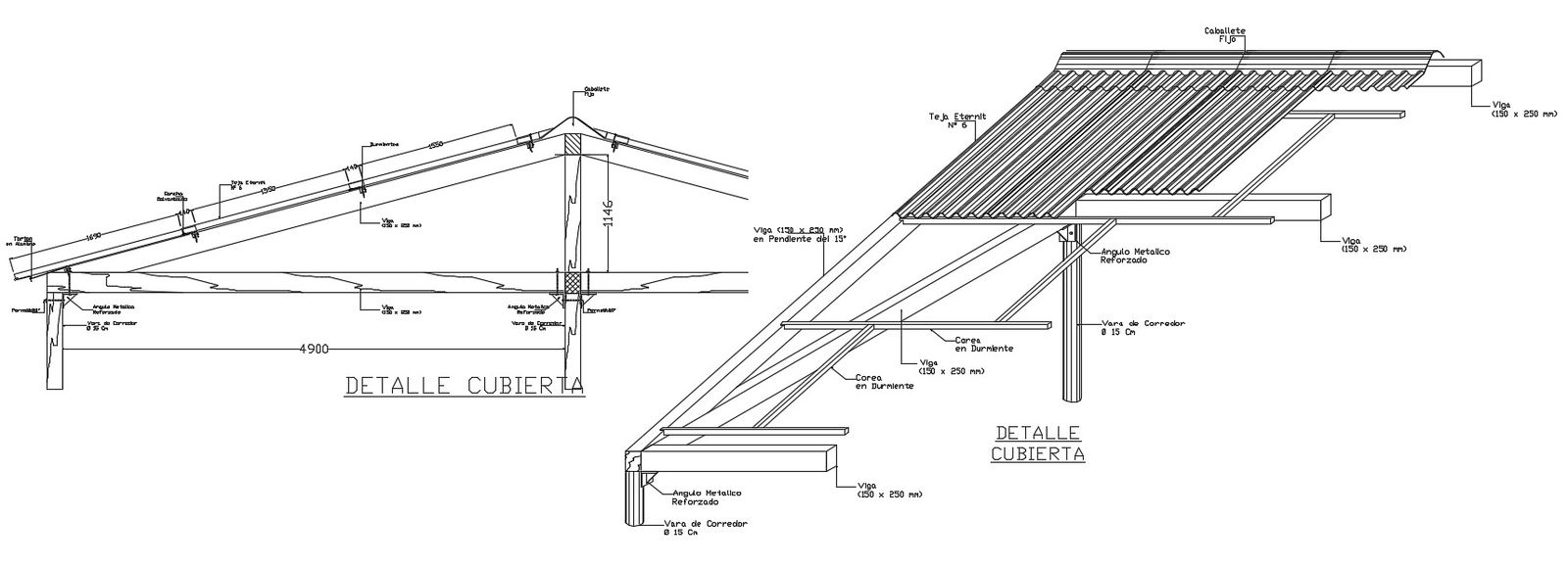Galvanized Roof Decking CAD file