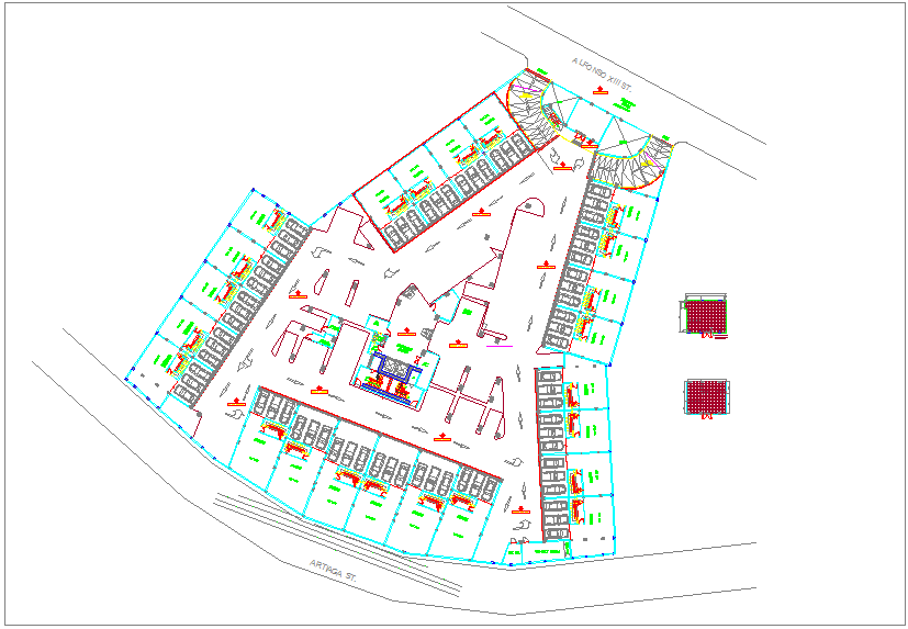 Garbage room detail for tower