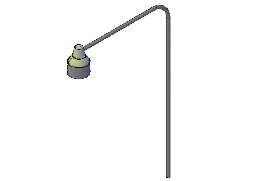 Download Free Light 3d Model In DWG File