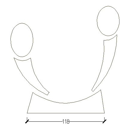 Garden monument architecture project dwg file