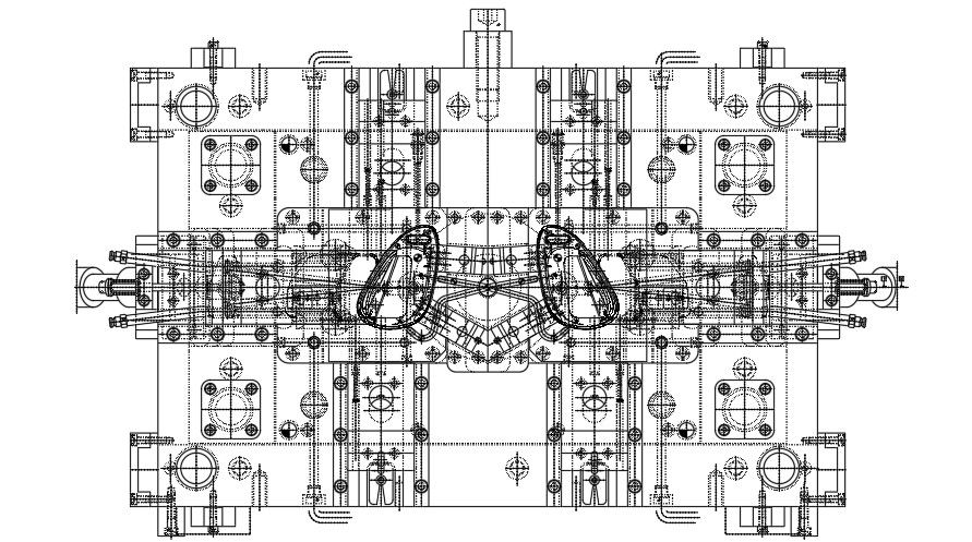 Garden Plan AutoCAD layout File