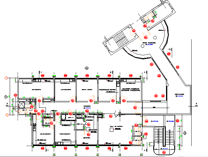 Gas Station Architecture Design and Layout dwg file