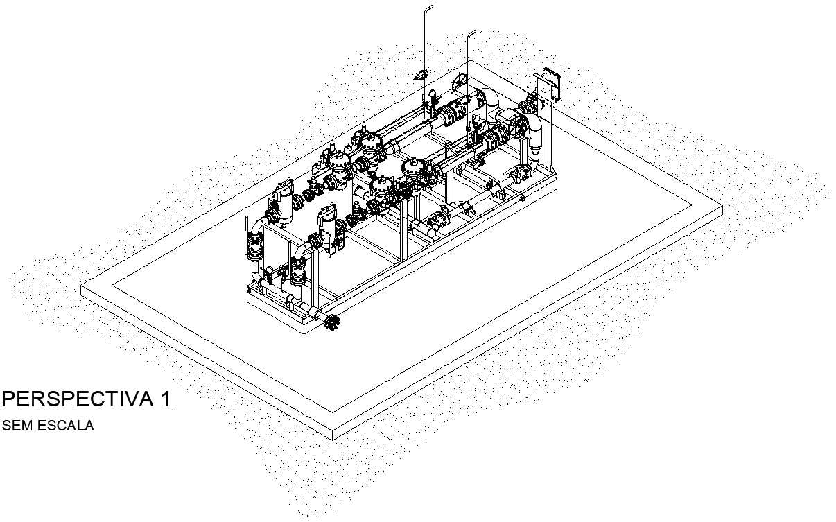 Gas Pipeline 2D Drawing AutoCAD DWG File