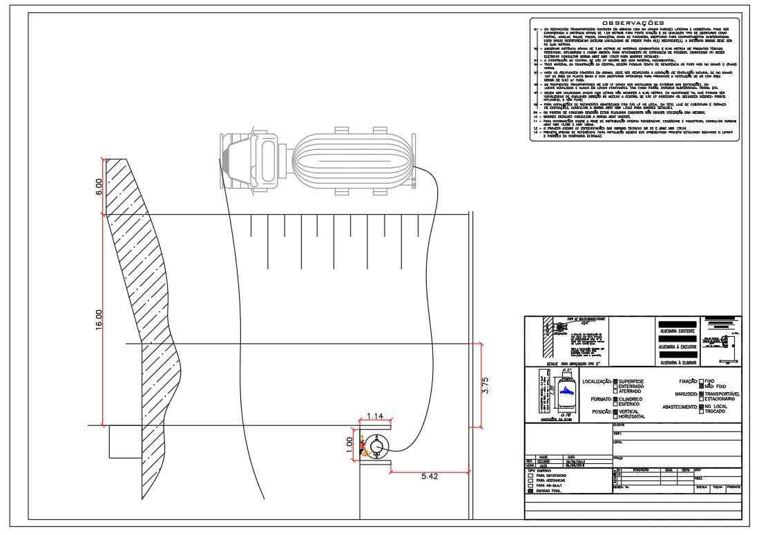 Gas Pump Station Design DWG File