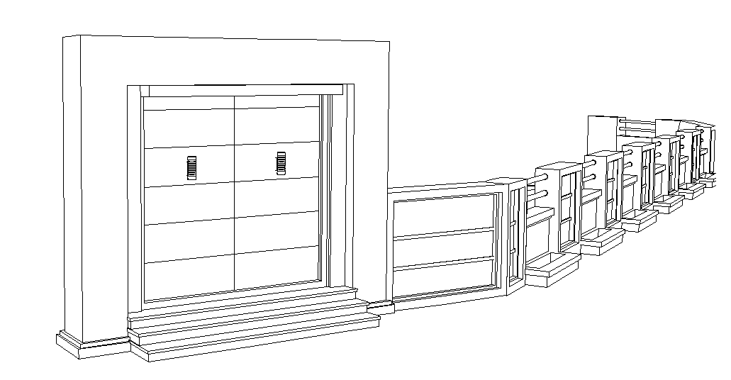 Gate With Compound Wall Elevation Design