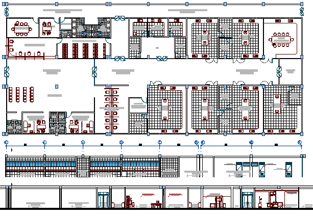 General Hospital Architecture Project dwg file
