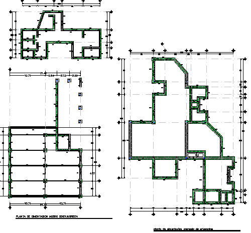 General layout plan details of regional craft market dwg file