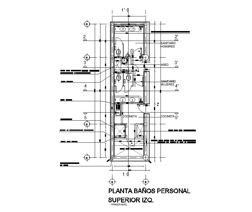 General Toilet floor plan detail drawing stated in this AutoCAD drawing file. Download this 2d AutoCAD drawing file.