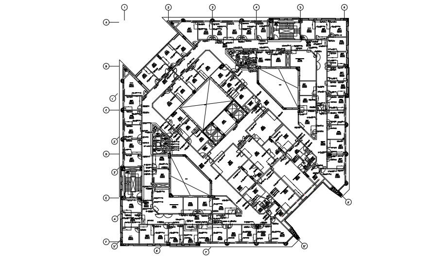 General attorney headquarters third floor builder work plan drawing