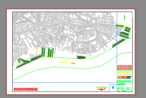 General layout of the hydrographic survey drawing i