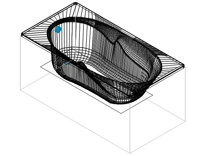 Genova acrylic bath tub