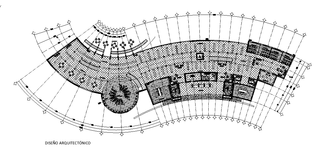 Geography Research Centre Building Floor Plan AutoCAD Drawing Download DWG File