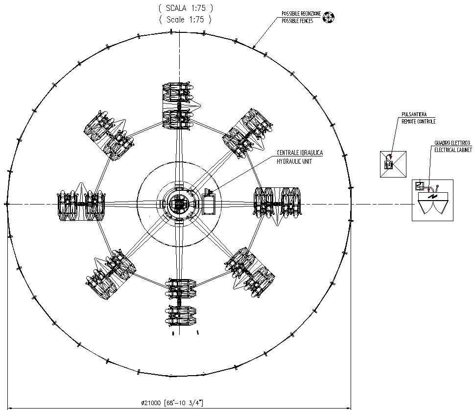 Giant Sky Chaser Mechanical and Electical Detail DWG AutoCAD file