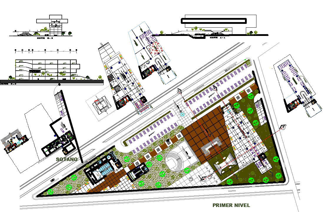 Government Municipal Project dwg file