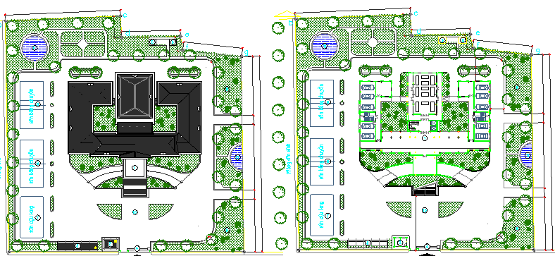 Government Museum Architecture Design, Structure dwg file