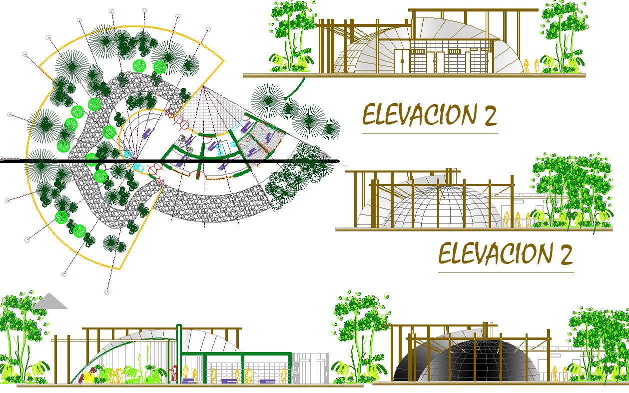 Government Museum project detail dwg file