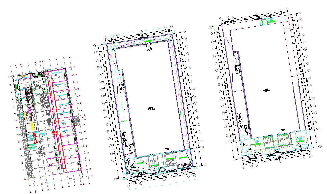 Grading And Layout Plan detail AutoCAD drawing, dwg file