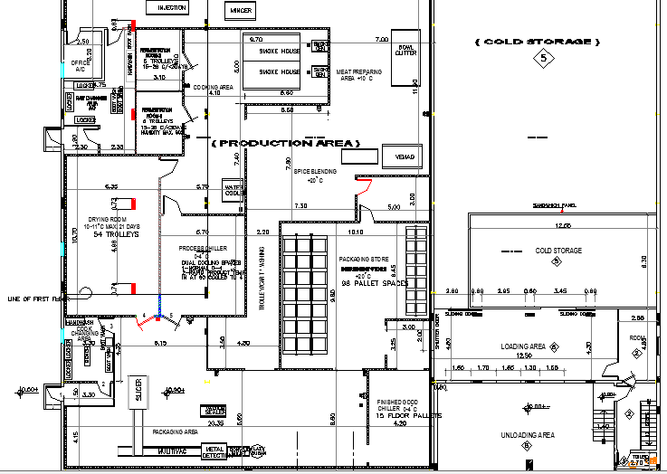Ground Floor Block Layout Plan of Jeddah Tower Dubai dwg file