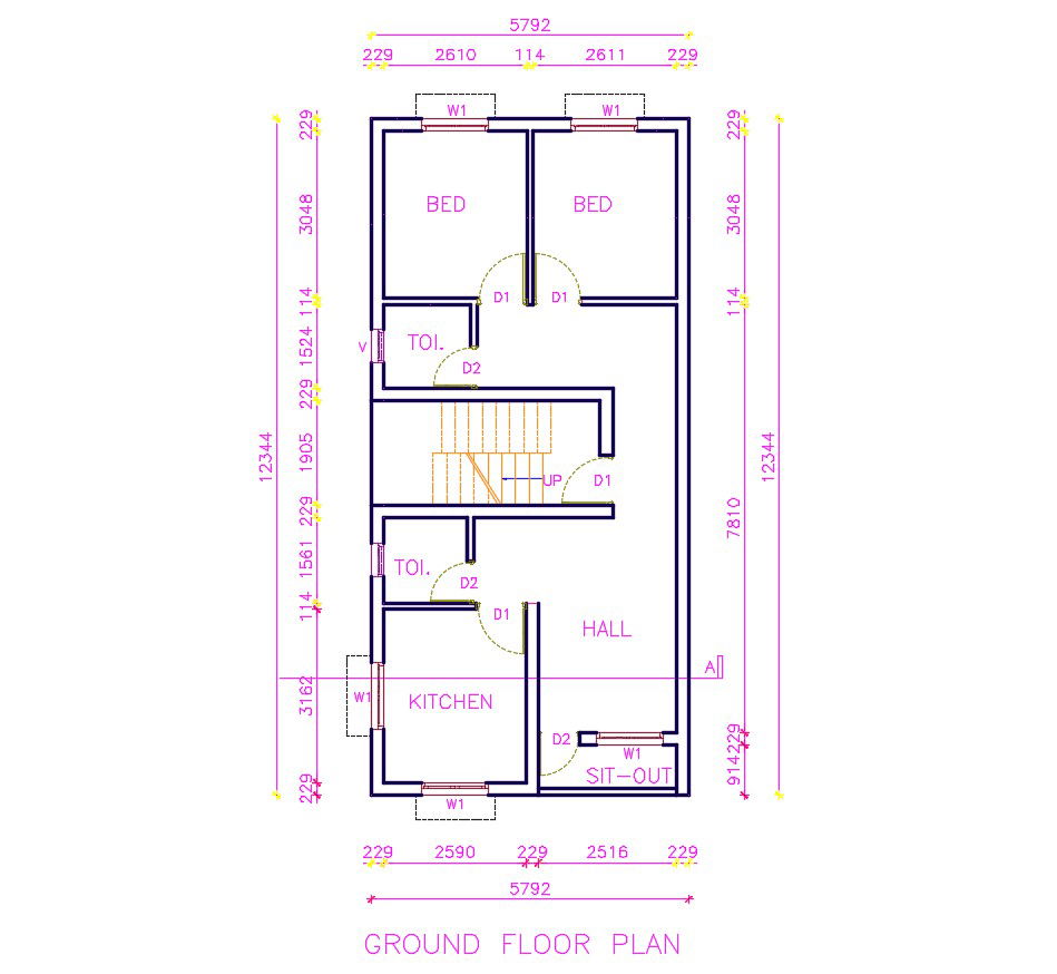 Ground Floor Cad Plan