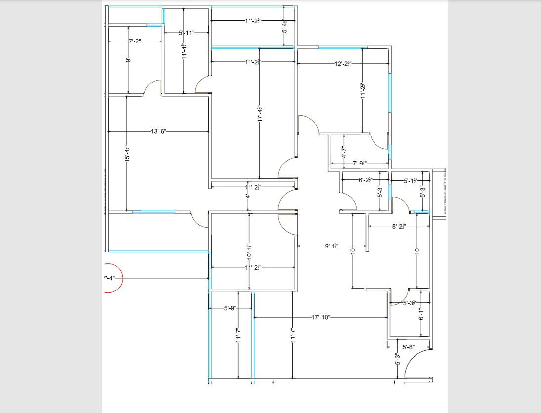 Ground floor framing plan details of one family house pdf file
