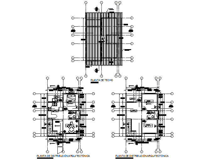 Ground floor to terrace floor plan detail dwg file