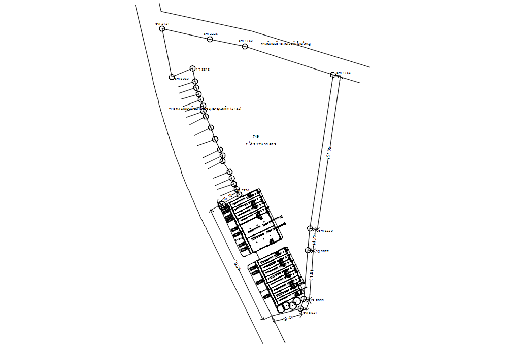 Ground floor parking in detail AutoCAD drawing, dwg file, CAD file
