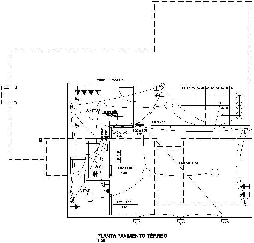Ground floor plan electrical plan layout.