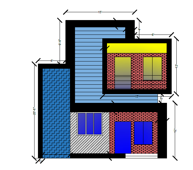 Home Elevation Drawing Free PDF File
