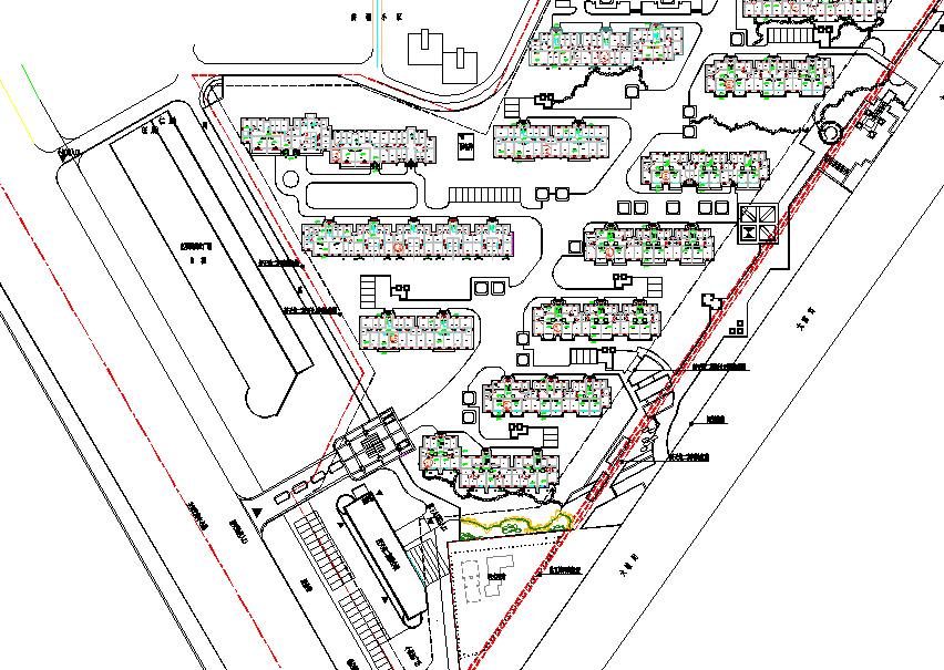 HOTEL architecture Planing Detail in DWG file
