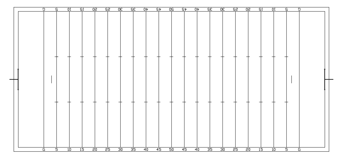 Hand soccer playing ground plan with area of sport center dwg file